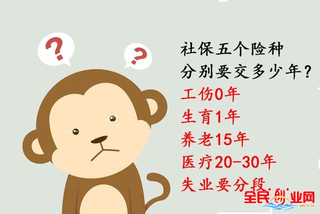 社保五險對于上班族來說很重要，分別要交多少年？